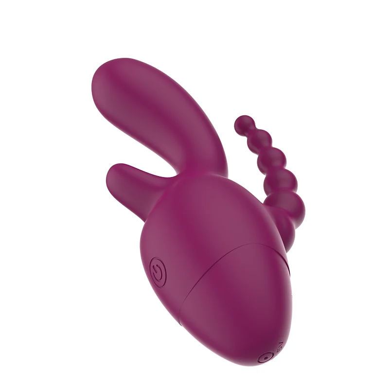 Vibrador rabbit de tripla estimulação da linha Slow Lua